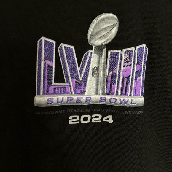 Super Bowl LVIII NFL Official Shirt - 49ers/Kansas City Chiefs - L - NWOT - Picture 2 of 4